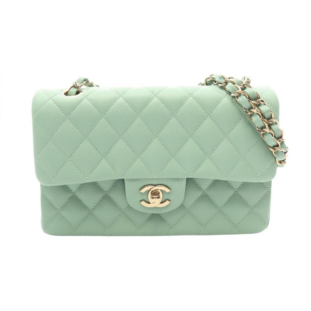 Chanel Matelassé Double Flap Shoulder Bag/Handbag, Caviar Leather (Grained Ca...